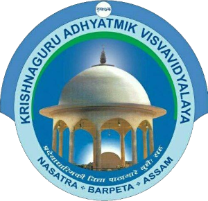 Krishnaguru Adhyatmik Viswavidyalaya logo